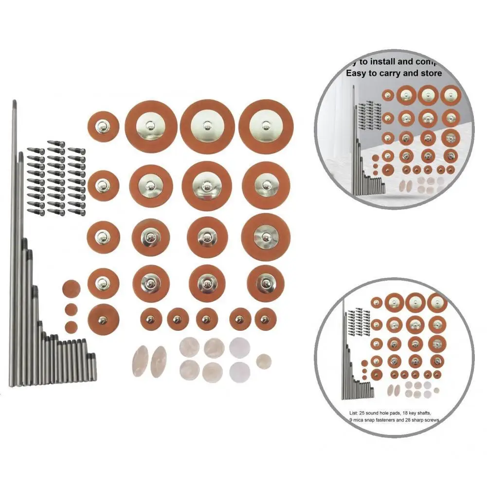 

Shearling Practical Wind Musical Instrument Parts Set Thicken Sax Repair Parts Kit Wear Resistant for Alto Sax
