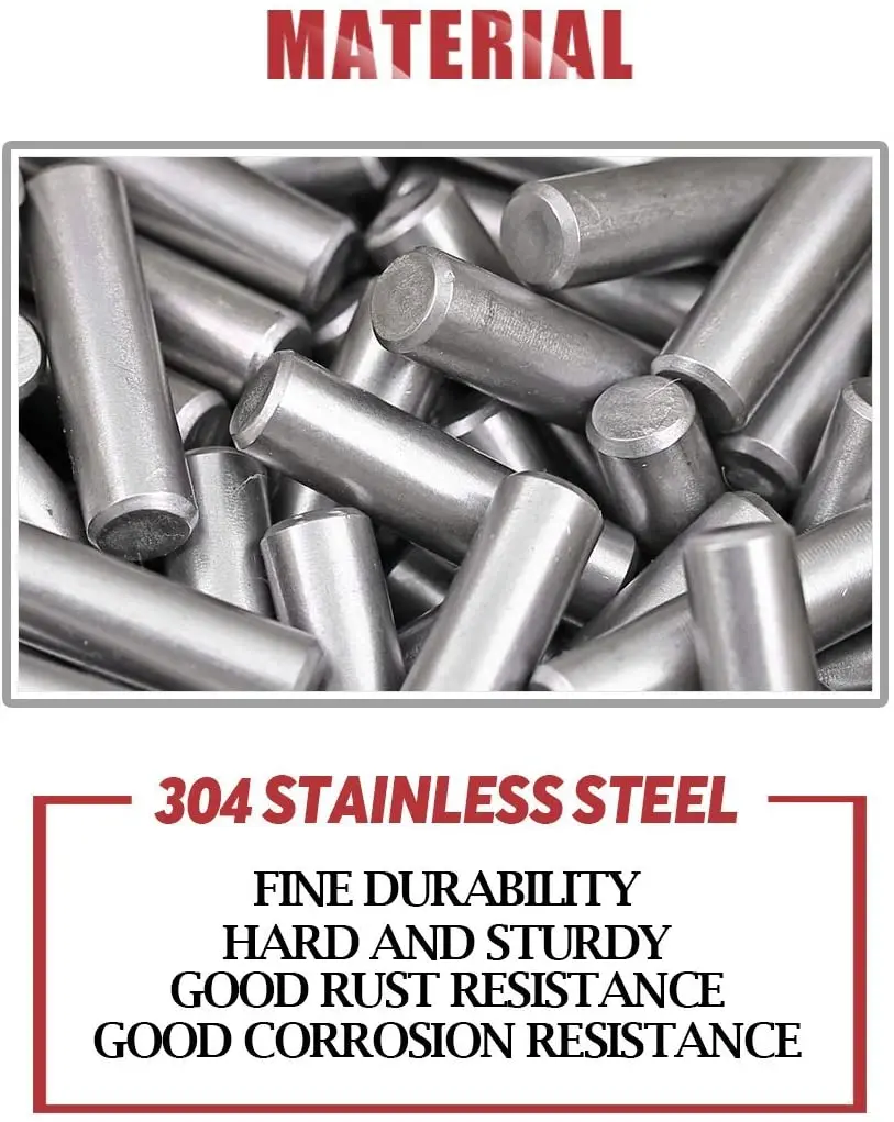 304 нержавеющий стальной штифт стержень комплект полка опорный крепежные