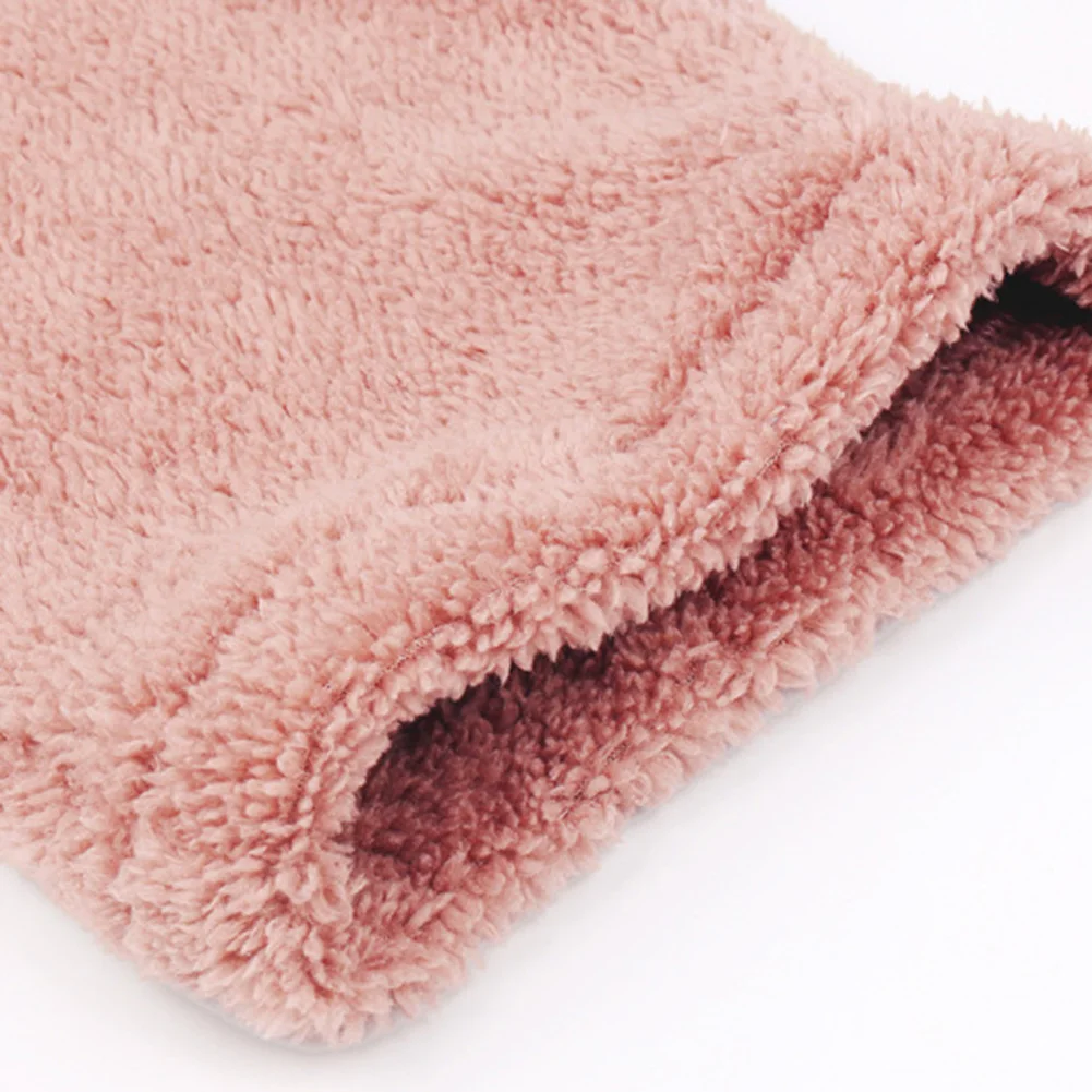 

Plus Size Winter Women Solid Color High Waist Casual Plush Pyjama Pants Trousers S-5XL