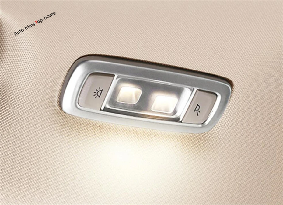 

Yimaautotrims задний крыше читающие светильник Рамка светильника накладка 2 предмета для BMW серий 7 G11 G12 2016 - 2020 ABS интерьер Молдинги