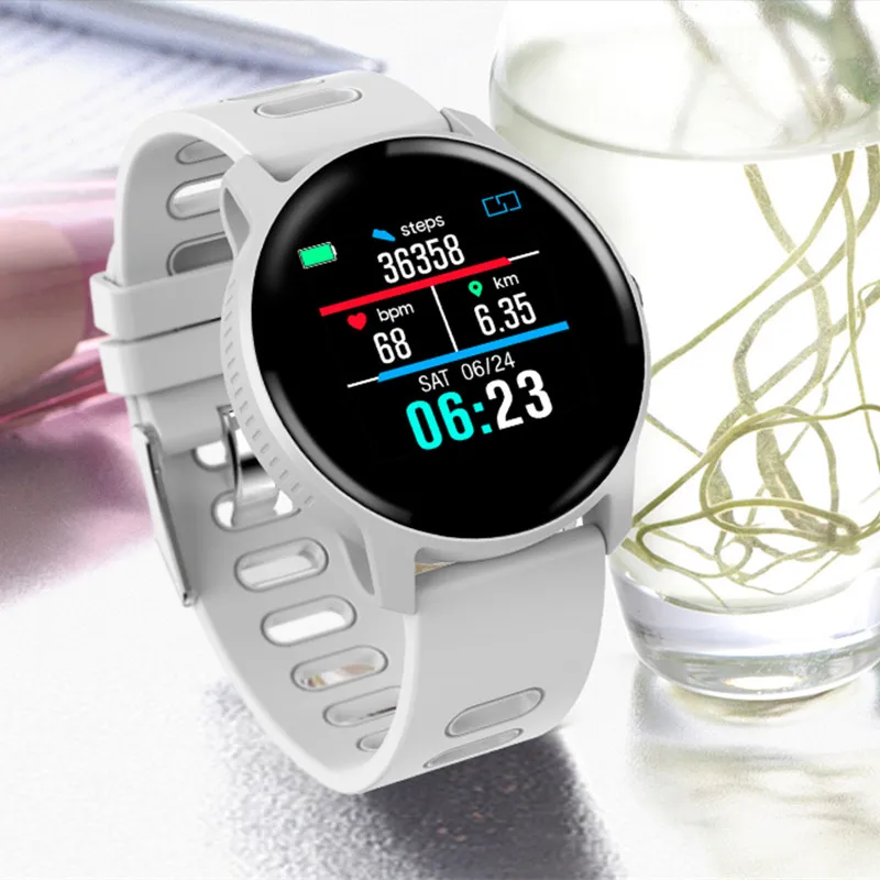 AMYNIKEER smart watch S08 браслет для занятий спортом motion мониторинга шагомер сердечного
