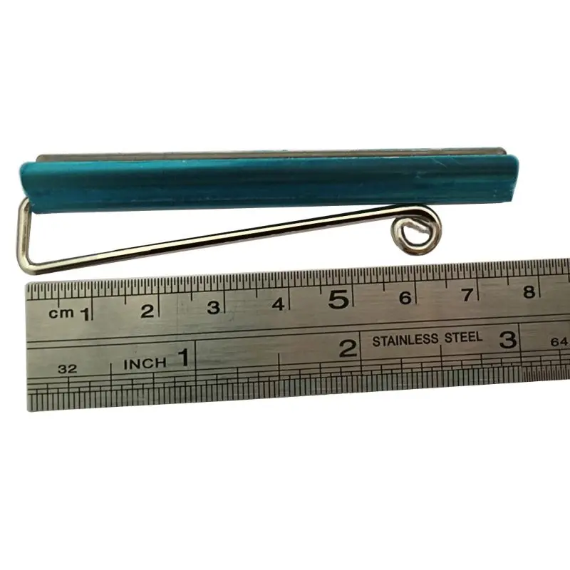 066F прочный двойного сложения зажим для денег Тонкий никелированный