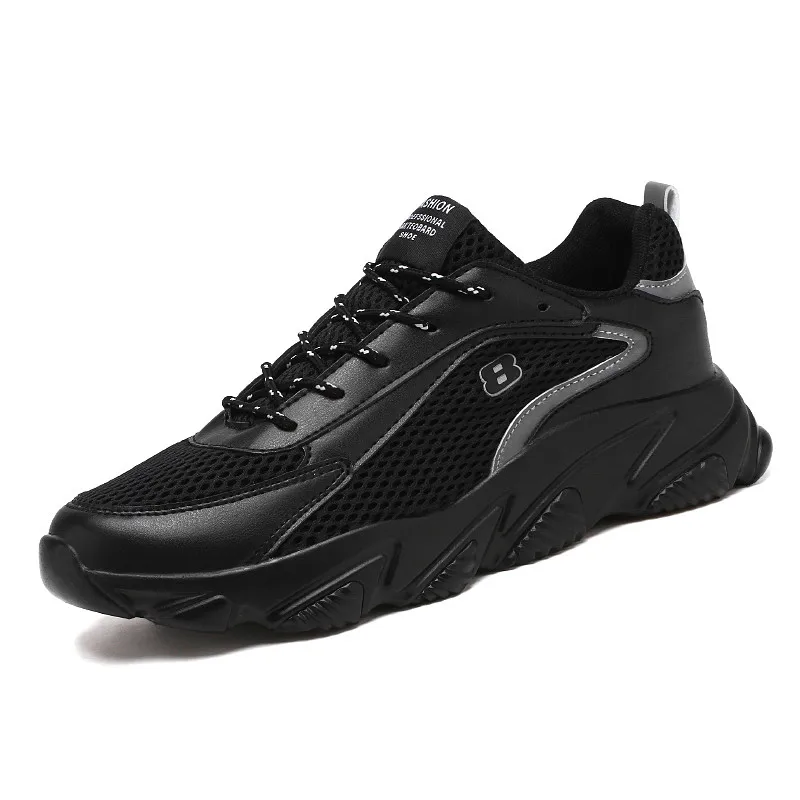 

Hot Men Casual Shoes Breathable Non-slip Shoes Men Flat Sneakers Air Cushion Leisure Shoes Ankle Trainers