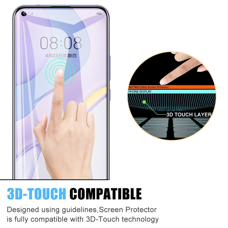 Закаленное стекло 9D для Huawei Nova 5T 4 5 Nova3 2i 3i 3e Nova4 4e защитная пленка экрана 6 7 8 SE Nova5 5i