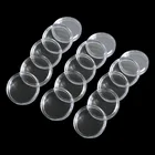 Бокс для капсулы для монет прозрачный пластиковый 100 шт., защитный чехол для монет, держатель для демонстрации коллекционных монет, бокс для хранения ювелирных изделий