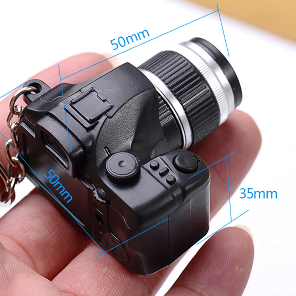 Ключи цепочки Кольца Милая игрушечная мини-камера креативный Шарм со вспышкой