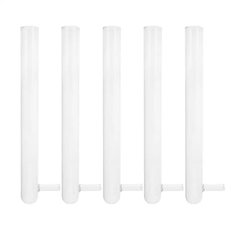 

5pcs Useful Side Arm Tube Practical Pet Ants Tube Ants Landscaping Glass Tube