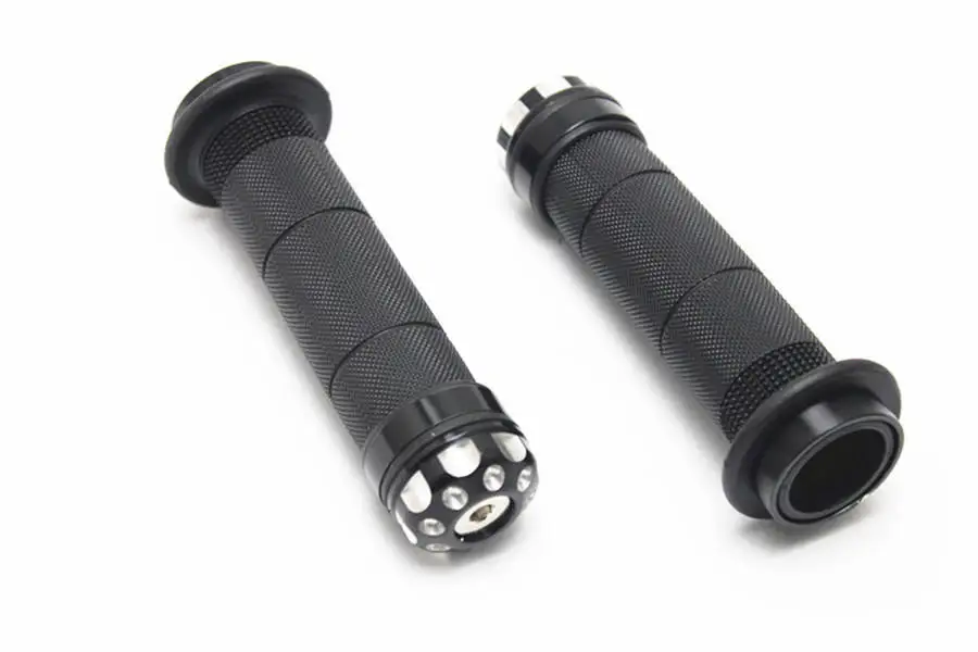 

Universal Motorcycle Rubber Hand Grips W/ Bar Ends for 7/8' Handlebar