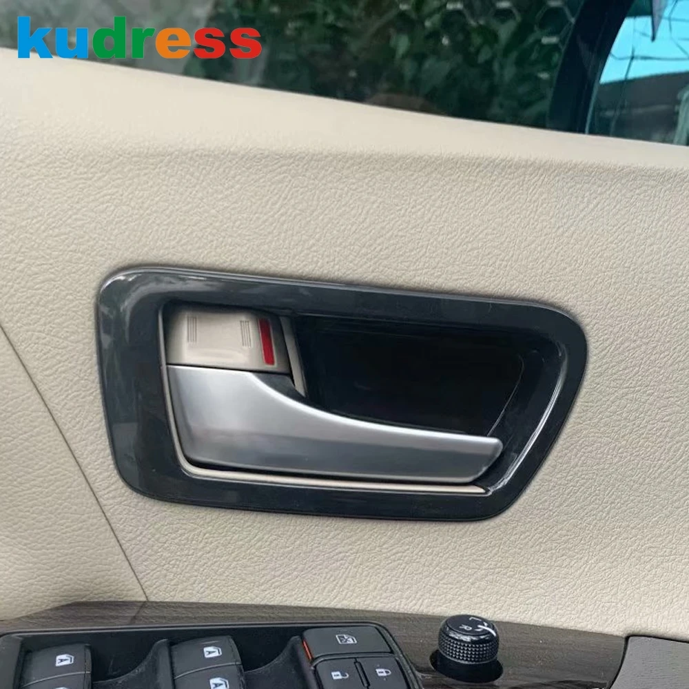 

Для Toyota Sienna, 2019, 2020, карбоновое волокно, внутренняя дверная ручка, рамка, крышка, дверная чаша, защитная отделка, наклейка, аксессуары для стай...
