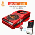 Умный BMS 18650 литиевый Аккумулятор lifepo4 12S 36V 80A 100A 120A общий порт с uart 485 CAN с функцией вентилятора для солнечной батареи