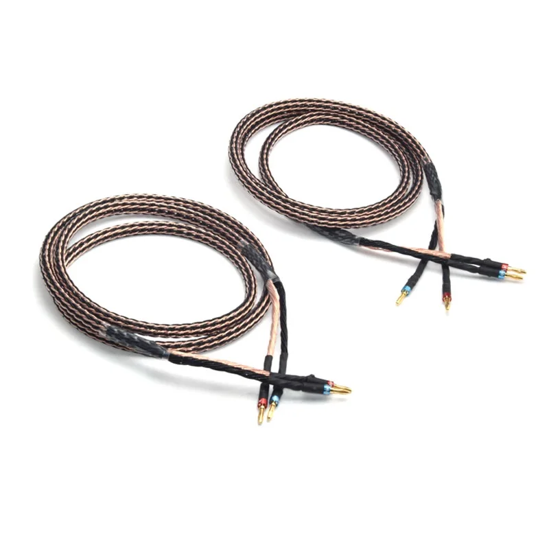 

1 пара ATAUDIO Hifi Акустический кабель высокой чистоты медный кабель динамика для усилителя