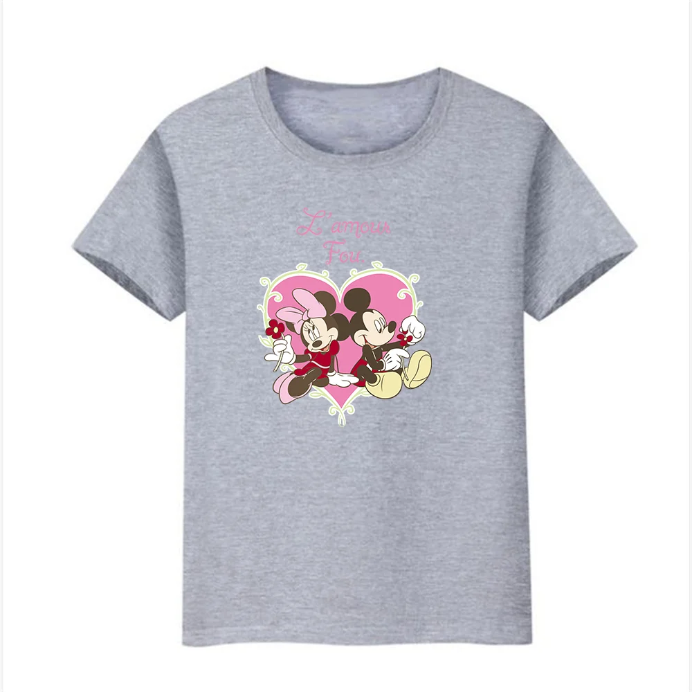 Женская футболка с коротким рукавом Disney Свободный пуловер круглым вырезом и