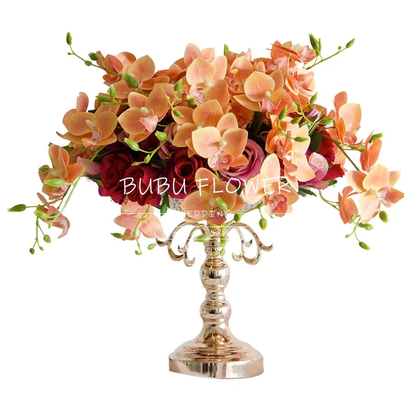 Свадебное украшение цветок реквизит в виде стены арки полка искусственный шелк