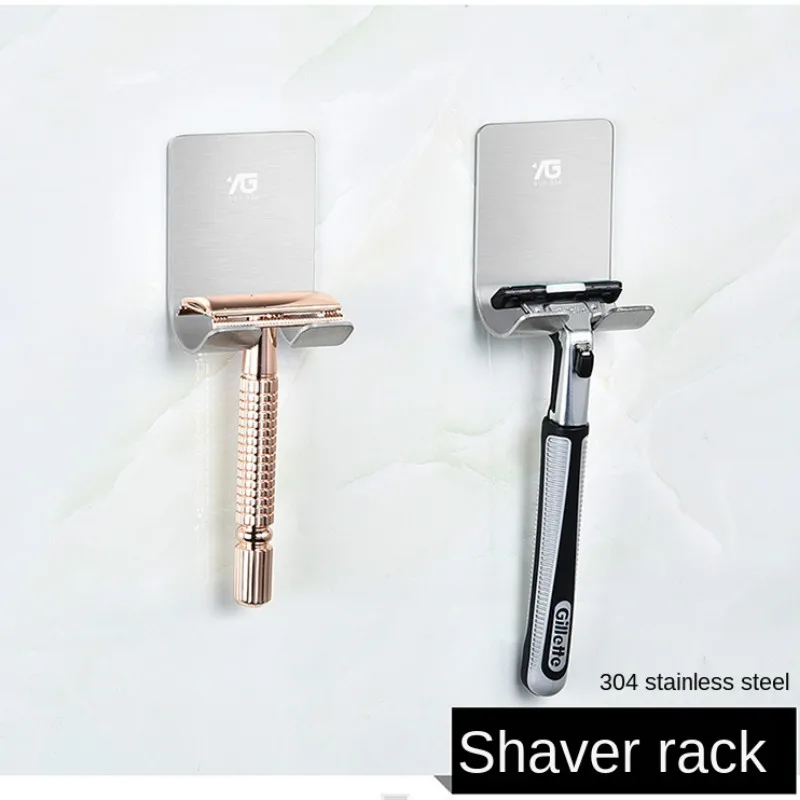 

Men's 304 Stainless Steel Manual Razor Holder Razor Holder Razor Holder Bathroom Household Viscose Wall Hook 1pc