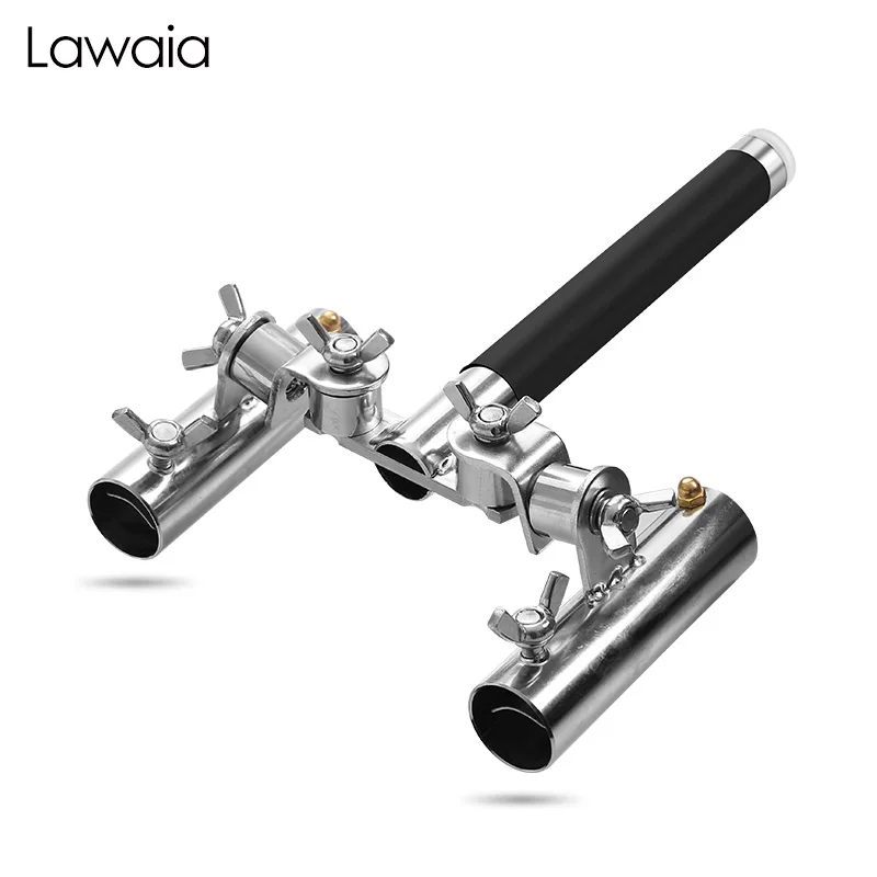 Двойная стойка Lawaia для рыболовных снастей коробка из нержавеющей стали