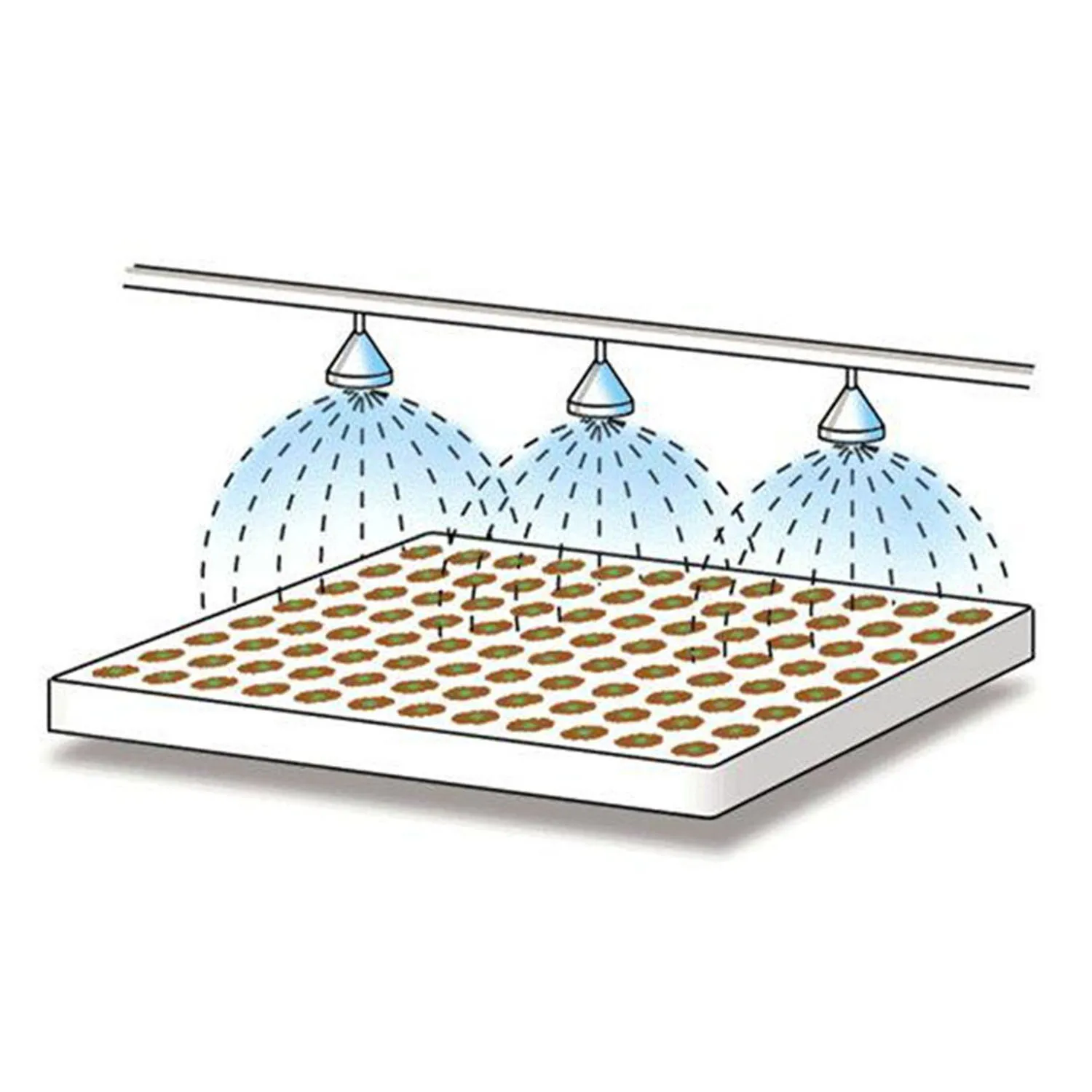 Behogar 50 шт. Rockwool завод стартер для выращивания штекер кубики сада Парниковый Сад