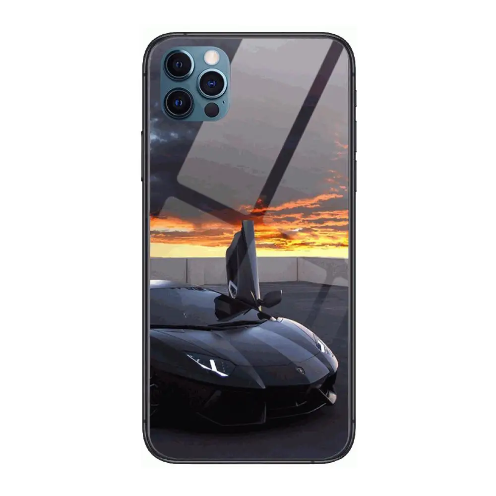 

Cool luxury car L-Lamborghini sports car Style Style Phone Case cover For iphone 12 pro max 11 8 7 6 s XR PLUS X XS SE 2020 mi