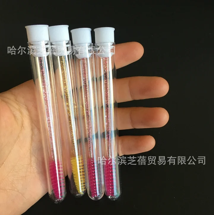 

500pcs Eyelash Extender Disposable Eyebrow Brush Separate Tube Design