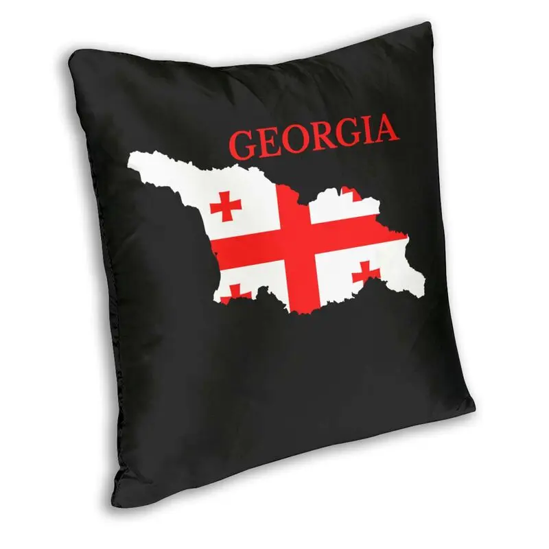 Наволочка с флагом грузинской страны мягкая Роскошная декоративная подушка в