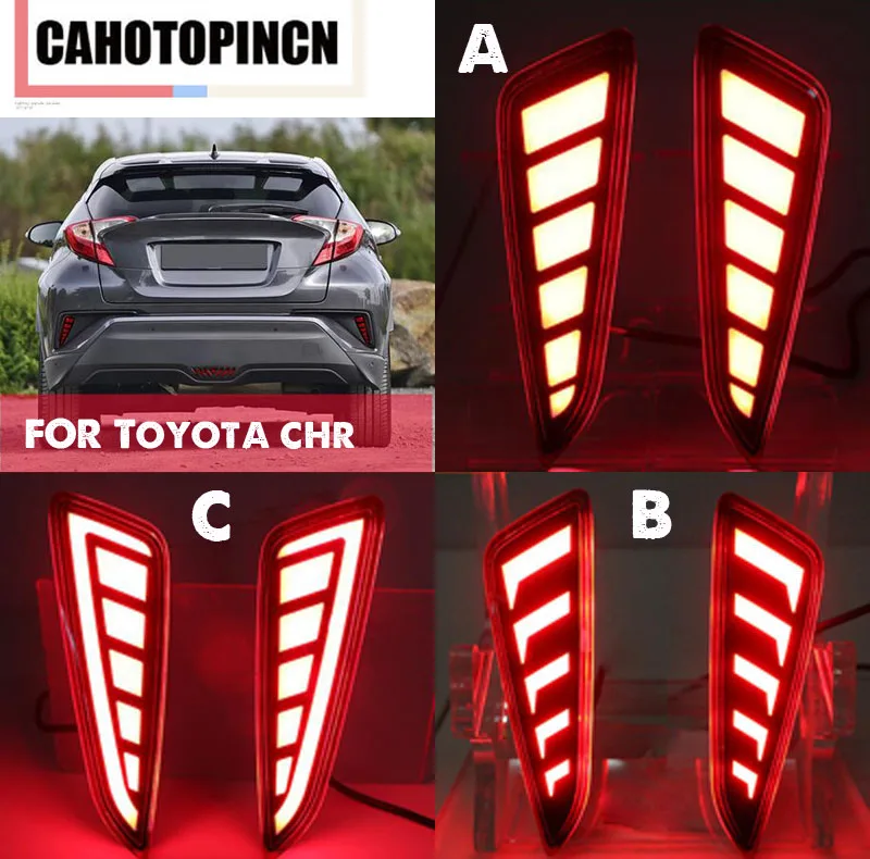 Для Toyota C-HR CHR 2016 2017 Многофункциональный 12 В Светодиодный отражатель лампа задняя