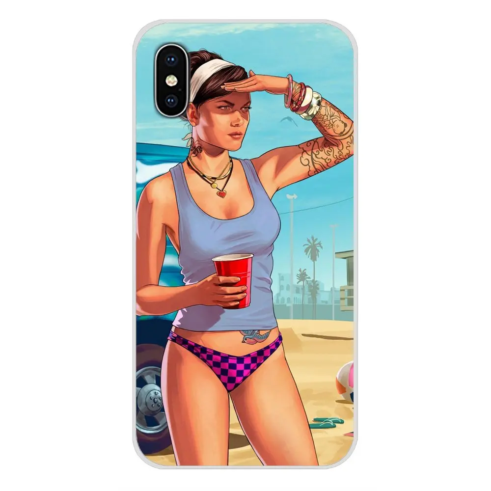 San Andreas GTA Grand Theft Auto 5 для Motorola Moto X4 E4 E5 G5 G5S G6 Z Z2 Z3 G G2 G3 C Play Plus мягкие прозрачные чехлы |