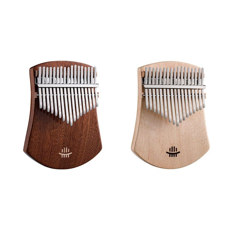 

Hluru Kalimba Fan-Shaped Thumb Piano 17 Keys,Kalimba 17 Keys Thumb Piano