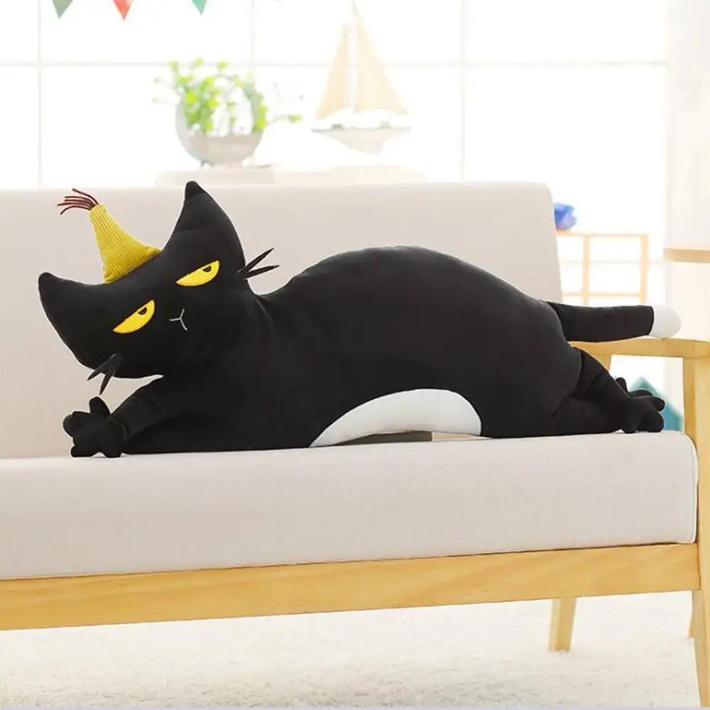 Плюшевая игрушка в виде кота обнимающегося животного искусственная кожа мягкие