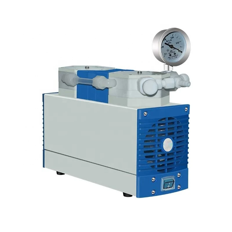 

20L Vacuum 6-8 mbar New updated Silent Lab Diaphragm Oil Free Vacuum Pump