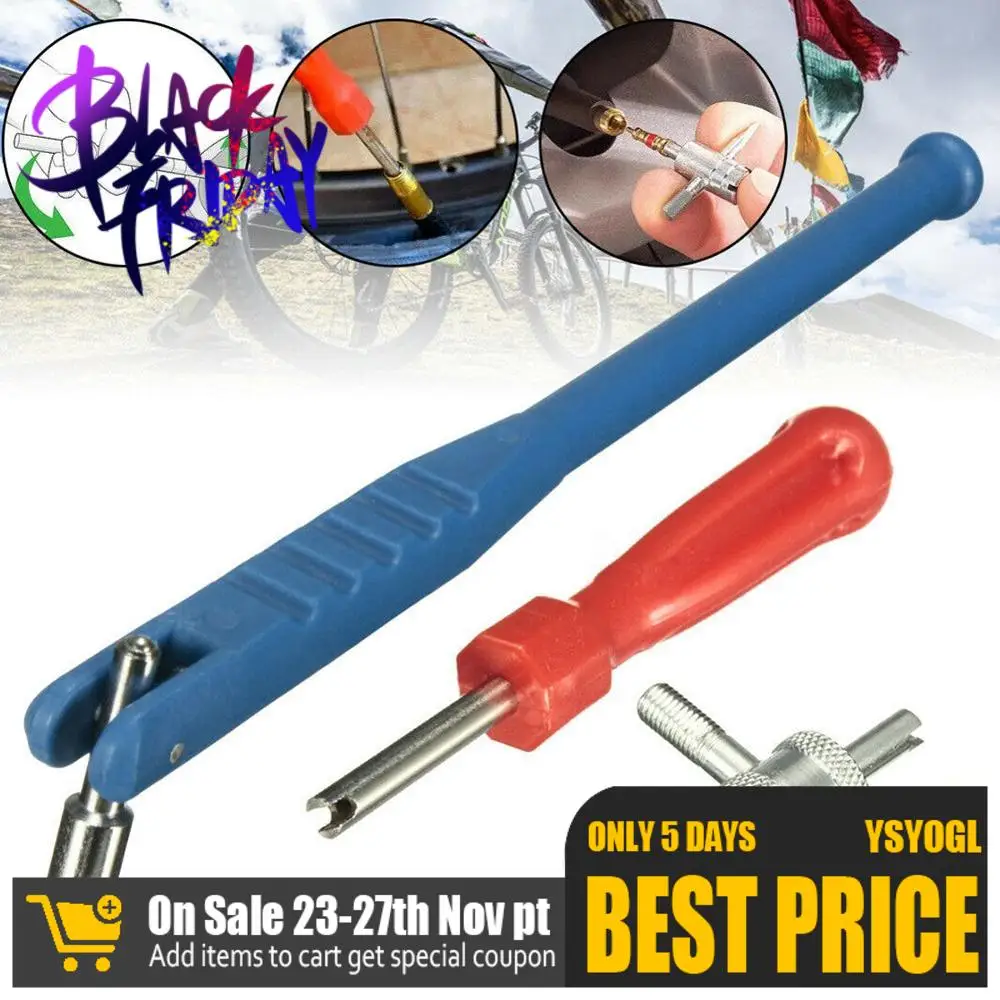 

3pcs Car repair Tire Valve Puller Tools Installer Off-Set Pivoting Head Threaded Head Non-Slip Grip Tyre Valve Core Remover