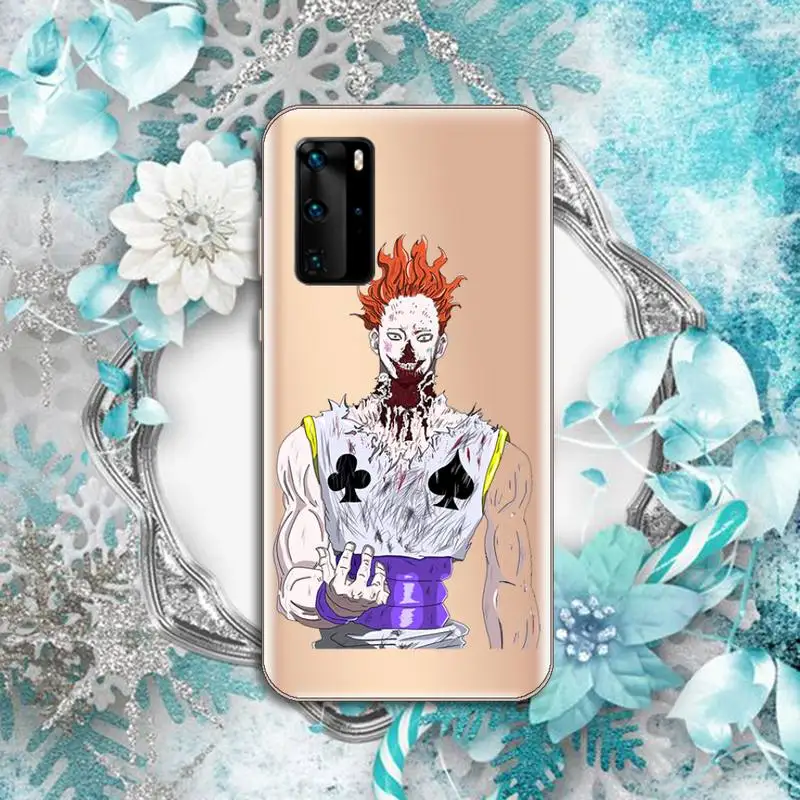

Hunter x Hunter 3 HXH Anime Hisoka Morow Phone Case Transparent for huawei honor P 40 30 20 lite Pro 10 i 8 9 x p smart 2019