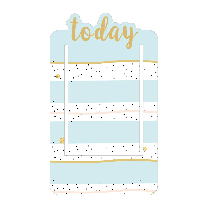 mint today Pomtheon ПВХ покрытый пластик Bookmarks для книг сегодня Неделя Месяц указатели книги аксессуары для планировщика канцелярские принадлежности - Цвет: mint today