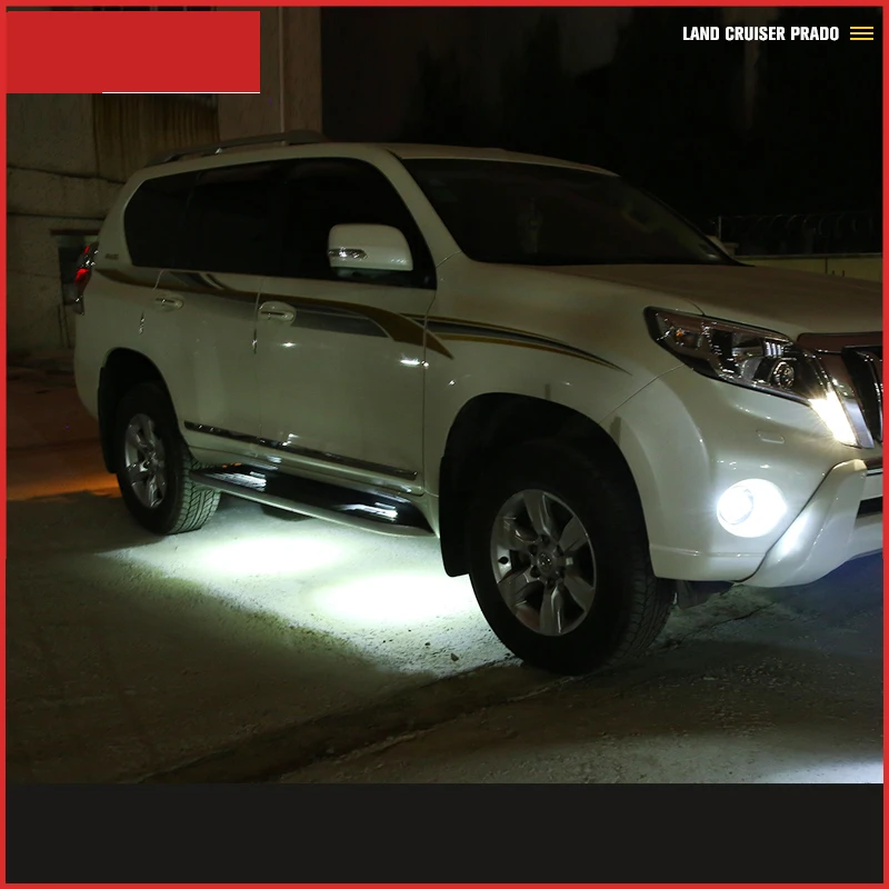 Lsrtw2017 автомобиля Бег доска светильник драйвер для езды на велосипеде Тойота ленд