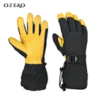 Перчатки OZERO лыжные для мужчин и женщин, сверхлегкие водонепроницаемые зимние теплые, для езды на мотоцикле и сноуборде, ветрозащитные