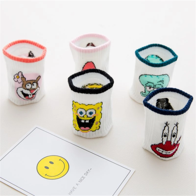 Модные короткие носки Moda sockmark с героями мультфильмов женские Харадзюку милые
