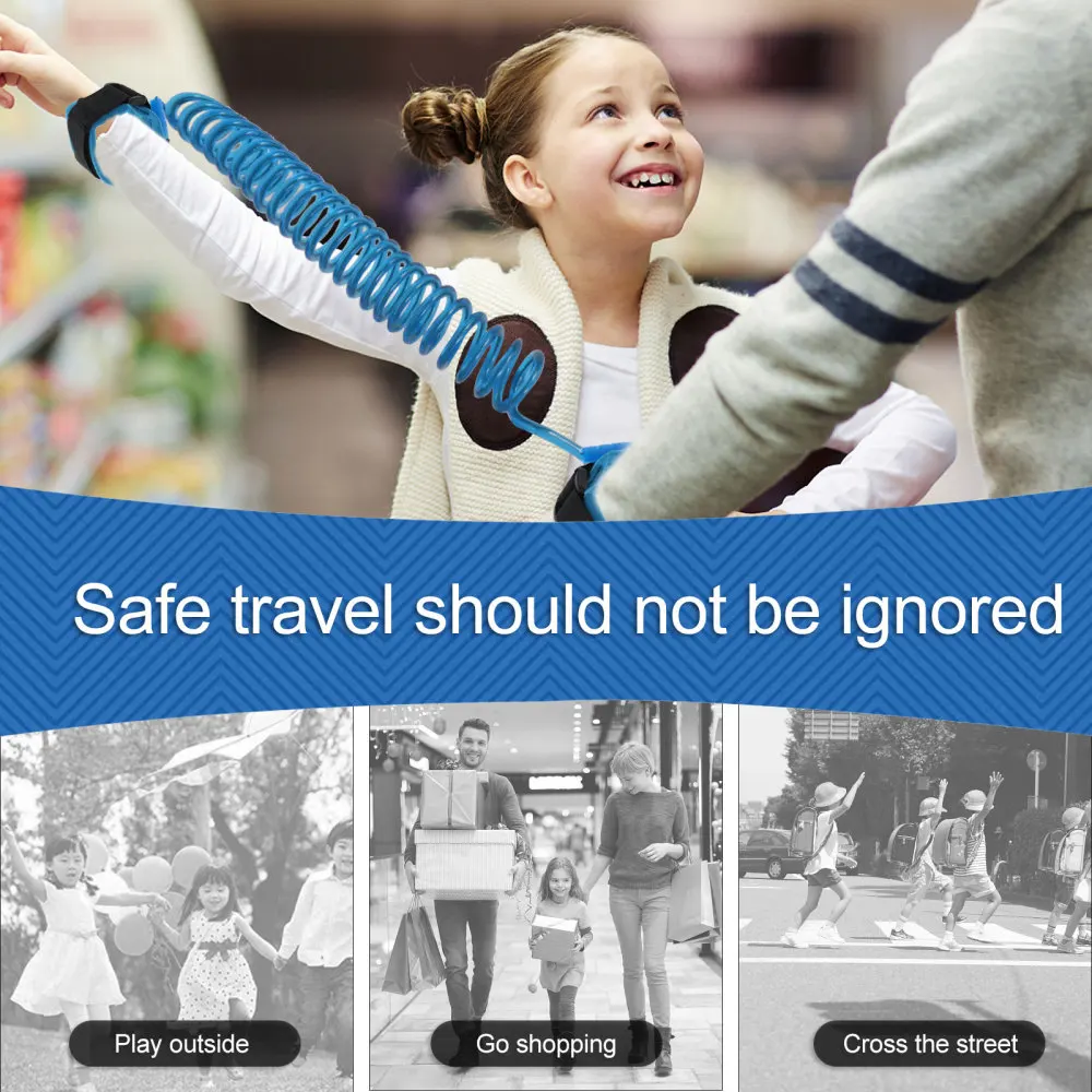 

1.5M Anti Lost Wrist Link Safety Harness Wrist Rope Leash for Kids Toddler