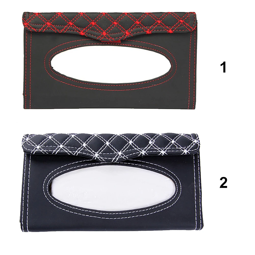 

Car Sun Visor Leather Tissue Boxes for Ford for BMW for Benz for Cadillac Land for Rover Auto Interior Decoration Accessorie