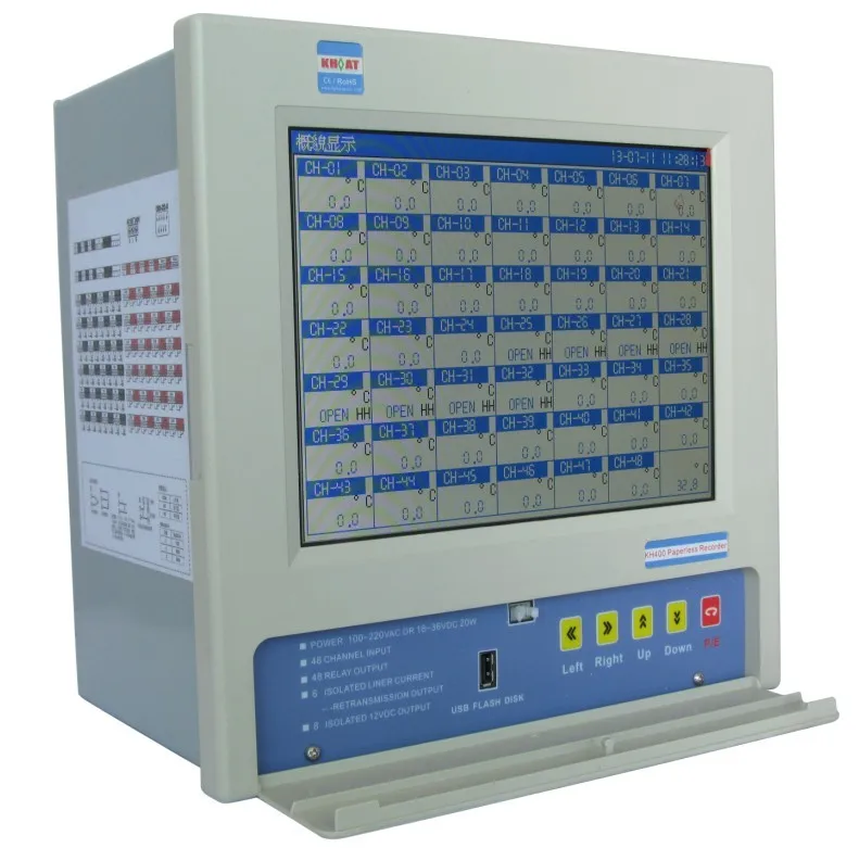 

KH400 48Channels Digital temperature humidity thermocouple data logger