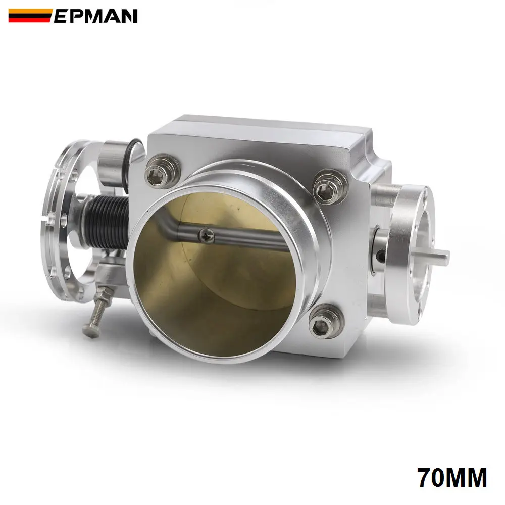 

Universal Upgrade Aluminum Blue 70MM Throttle Body Intake Manifold MK1 MK2 MK3 EP-TB70