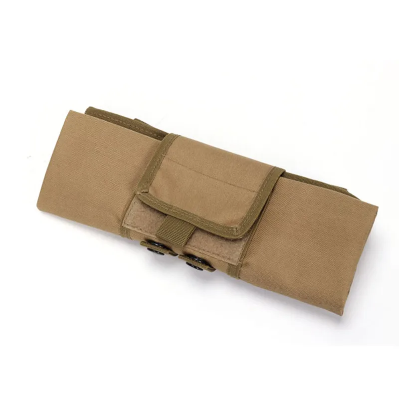 

Outdoor storage bag folding sundries bag MOLLE accessory bag waist bag tactical recycling bag hanging bag waterproof tool bag