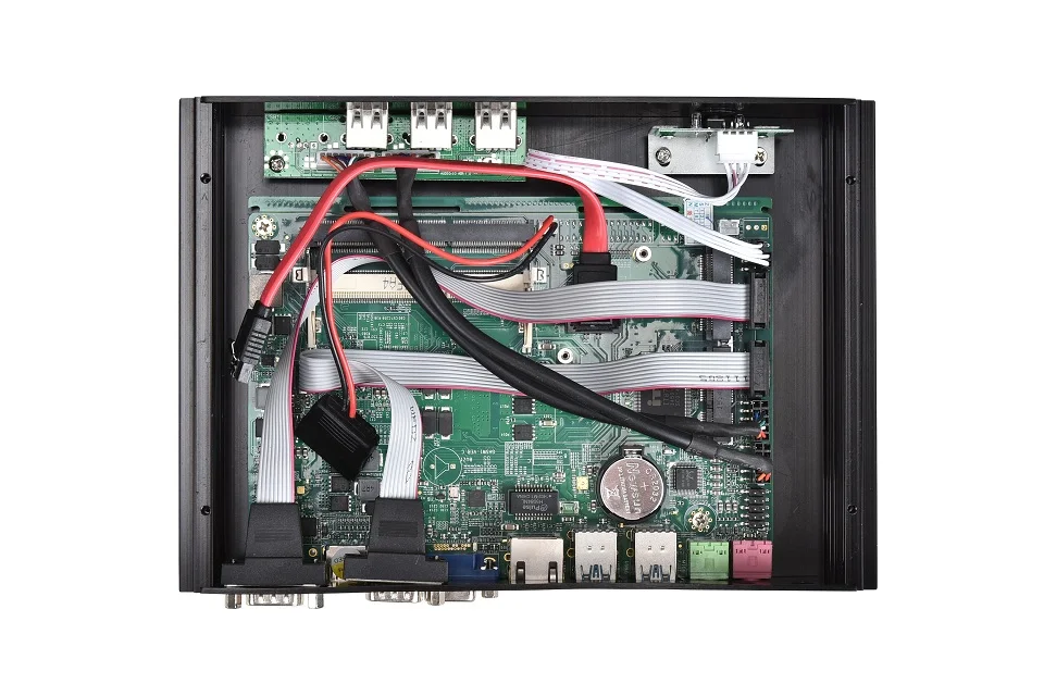 Промышленный Мини ПК безвентиляторный ПК с Intel Core i3 6006u i3 6100u 2* COM