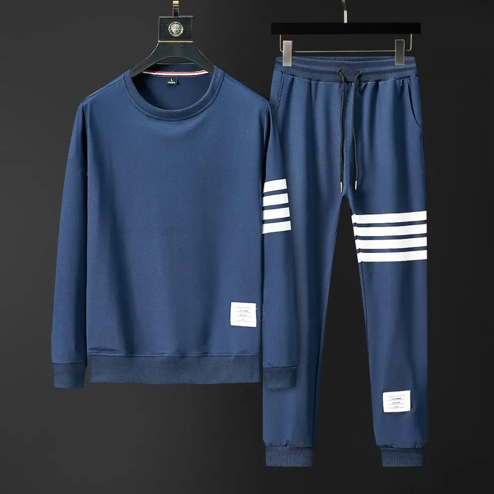 

2020 Brand Autumn Winter Men Sets Pants Clothing Sweatsuit Fashion Clothes Trousers Sportswear Sweatpants Tracksuits Long Sleeve