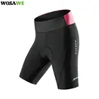 Женские велосипедные шорты WOSAWE, черные, розовые обтягивающие эластичные шорты с высокой талией, светоотражающие влагоотводящие летние спортивные шорты для спортзала