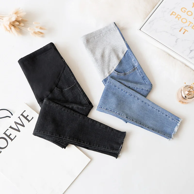 

Women Jeans Maternity Pants Pregnancy Leggings Trousers Gravidas Jeans Maternity Clothing