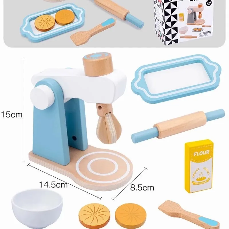 

Кухонный набор Монтессори, Обучающие деревянные игрушки для девочек, детская обеденная миниатюрная машина для приготовления еды 2, 4 лет