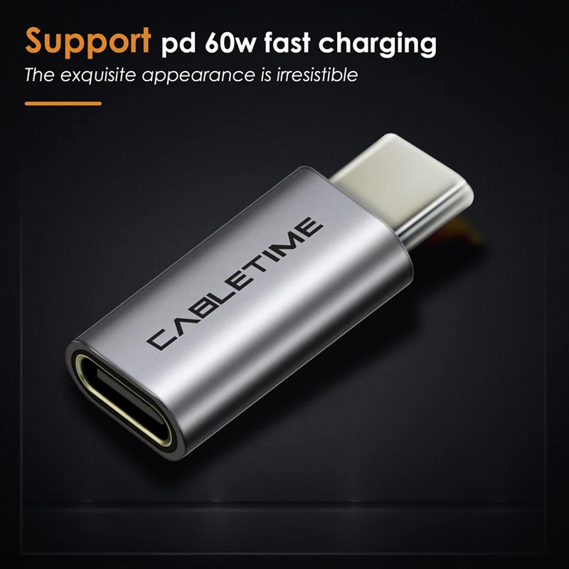 CABLETIME USB OTG адаптер Type C к 3 0 Thunderbolt кабель для Macbook Pro Samsung S9 C013|Переходники и