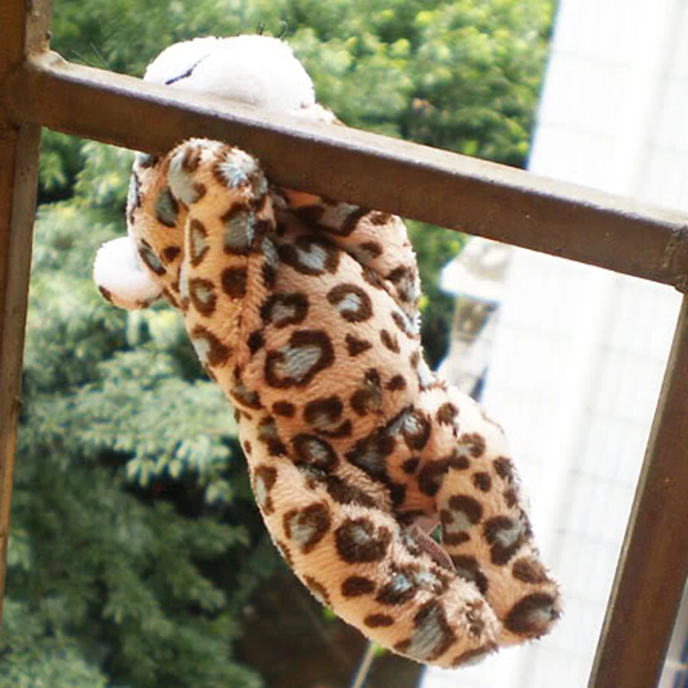 Классический Зеленый Леопард милые плюшевые игрушки на холодильник магнит