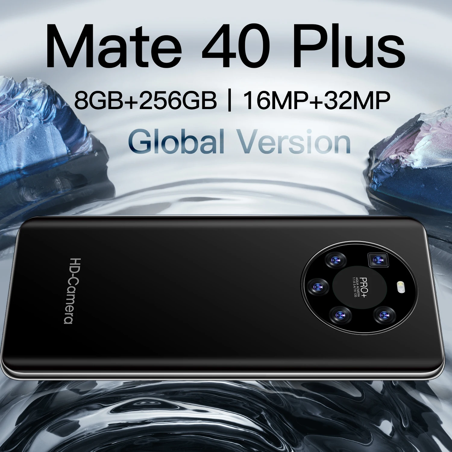 Hauwei Mate40 Plus мобильный телефон 8 ГБ + 256 android 10 0 6 1 HDinch смартфоны 16 МП HDcamer мобильные