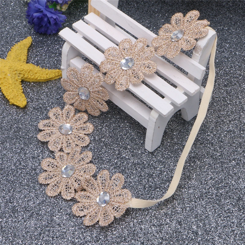 

Cute Newborn Baby Girls Toddler Kids Elastic Flower Headband Hair Band Headwear 77HD