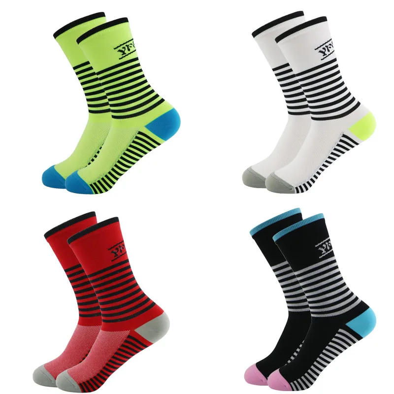 

2 Pairs Men Football Socks Anti Slip Socks Sports Socks Athletic Socks Running Socks