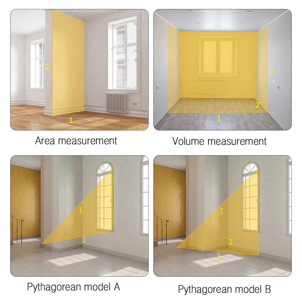 Лазерный дальномер 30/40 м портативный с зарядкой от USB | Инструменты